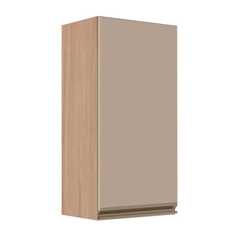 Módulo Armário Aéreo 88x40x34cm 1 Porta 100% MDF Cozinha Modulada Gold J Robel Hanover/Fendi Matte