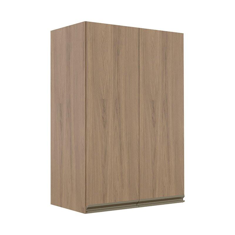 Módulo Armário Aéreo 88x60 2 Portas 100% MDF Cozinha Modulada Gold Robel Hanover/Hanover
