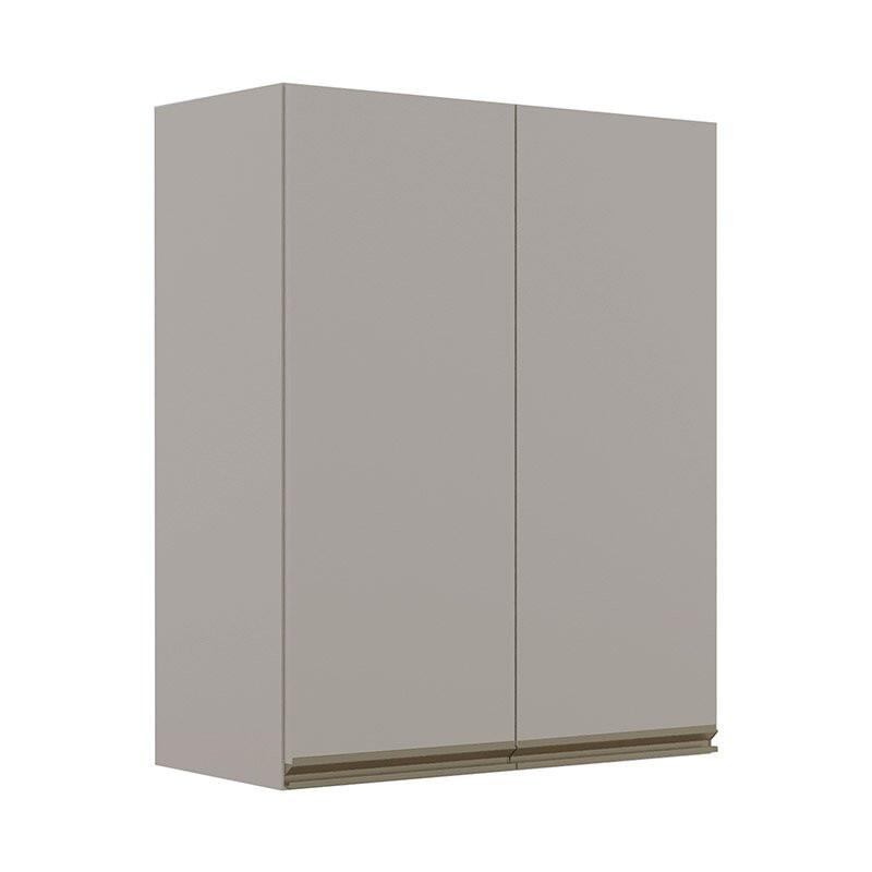 Módulo Armário Aéreo 88x70 2 Portas 100% MDF  Cozinha Modulada Gold Robel Fendi/Fendi