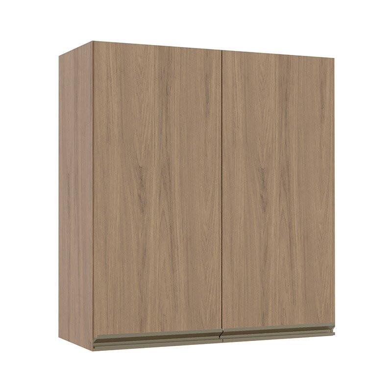 Módulo Armário Aéreo 88x80 2 Portas 100% MDF Cozinha Modulada Gold Robel Hanover/Hanover
