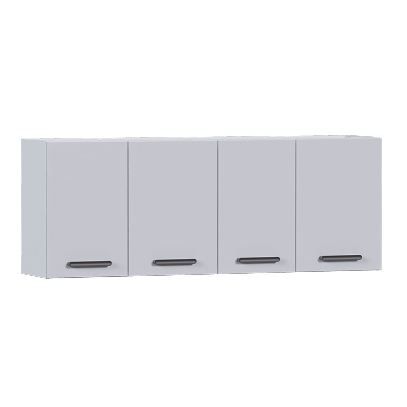 Armário Aéreo de Aço 4 Portas 144x55x34cm Cozinha Novo Vênus 150 Cozimax Branco