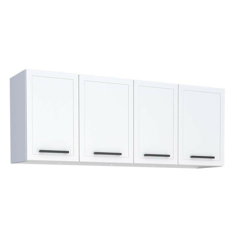 Armário Aéreo de Cozinha Aço 4 Portas Juno/Apolo 150 Cozimax Branco