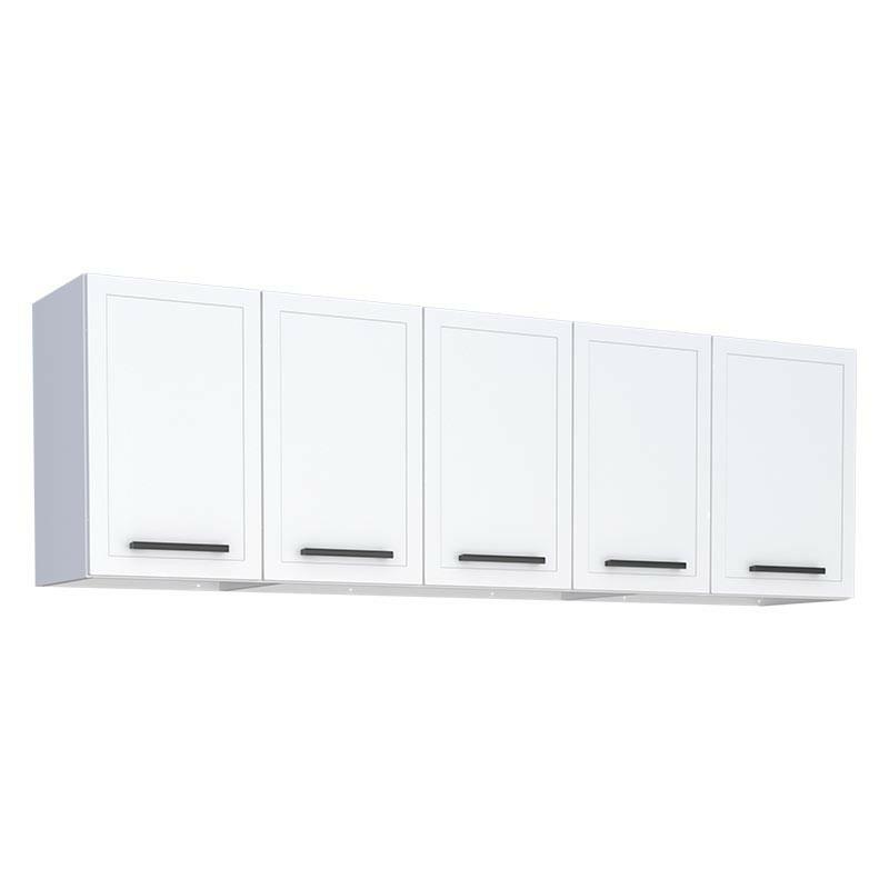 Armário Aéreo de Cozinha Aço 5 Portas Juno/Apolo 180 Cozimax Branco