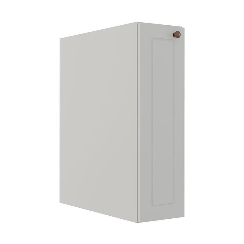 Módulo Balcão 20cm 1 Porta 100% MDF Cozinha Modulada Provence Robel Branco/Branco Matte