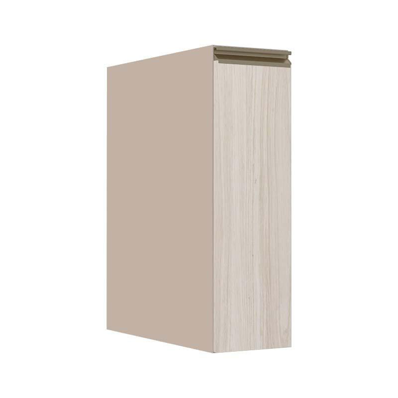 Módulo Balcão 20cm 1 Porta 100% MDF Cozinha Modulada Gold J Robel Fendi/Aspen
