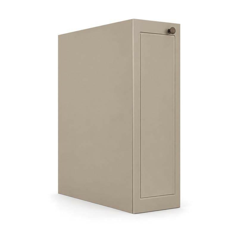 Módulo Balcão 20x68x56cm 1 Porta 100% MDF Cozinha Provence Robel Fendi/Fendi Matte