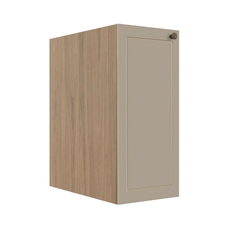 Módulo Balcao 30cm 1 Porta 100% MDF Cozinha Modulada Provence Robel Hanover/Fendi Matte