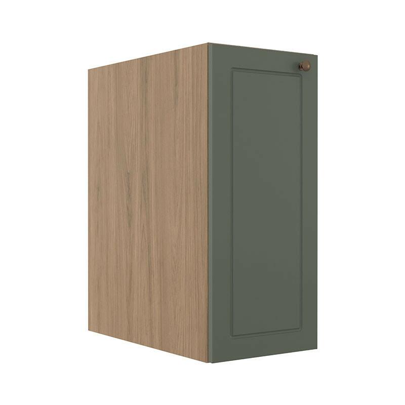 Módulo Balcao 30cm 1 Porta 100% MDF Cozinha Modulada Provence Robel Hanover/Salvia Matte
