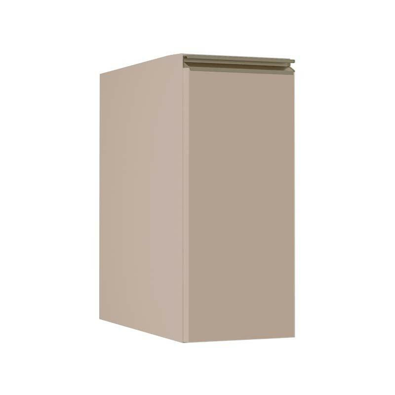 Módulo Balcão 30cm 1 Porta 100% MDF Cozinha Modulada Gold J Robel Fendi/Fendi Matte