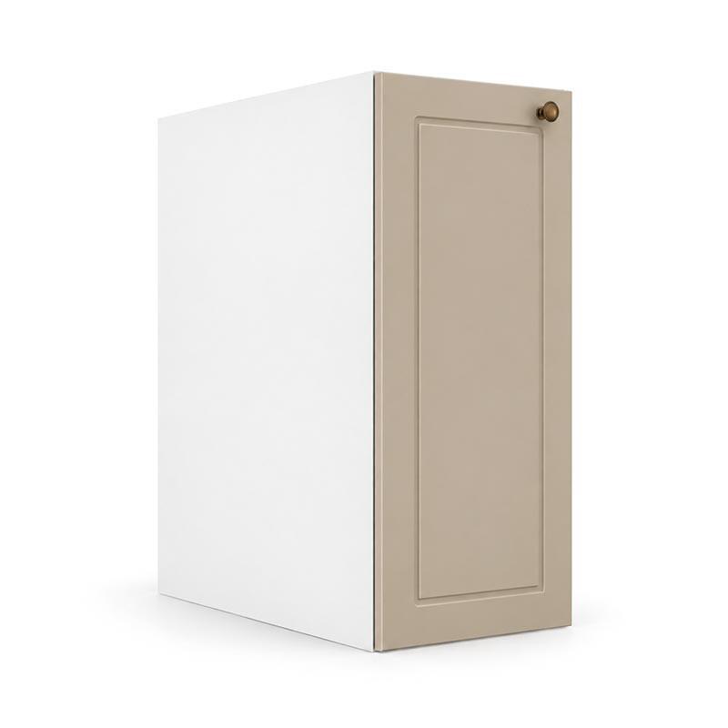 Módulo Balcão 30x68x56cm 1 Porta 100% MDF Cozinha Provence Robel Branco/Fendi Matte