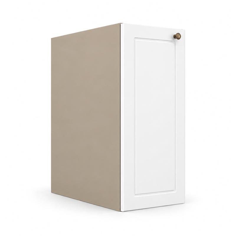 Módulo Balcão 30x68x56cm 1 Porta 100% MDF Cozinha Provence Robel Fendi/Branco Matte