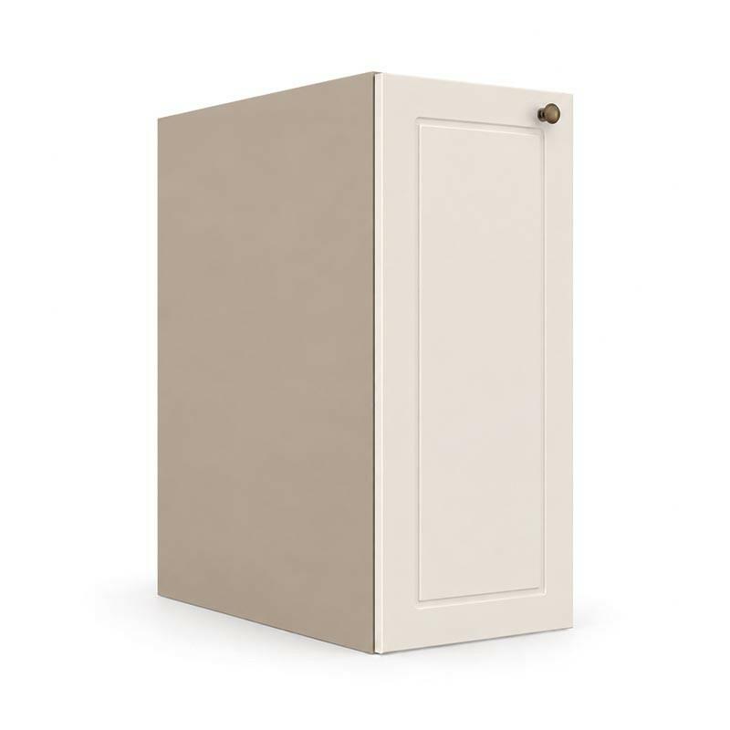 Módulo Balcão Editável Largura 21cm a 39cm x 68x56cm 1 Porta Provence Robel Fendi/Off White Matte