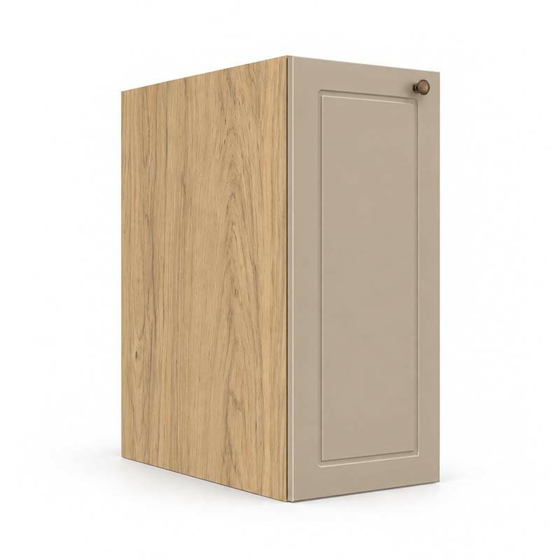 Módulo Balcão Editável Largura 21cm a 39cm x 68x56cm 1 Porta Provence Robel Hanover/Fendi Matte
