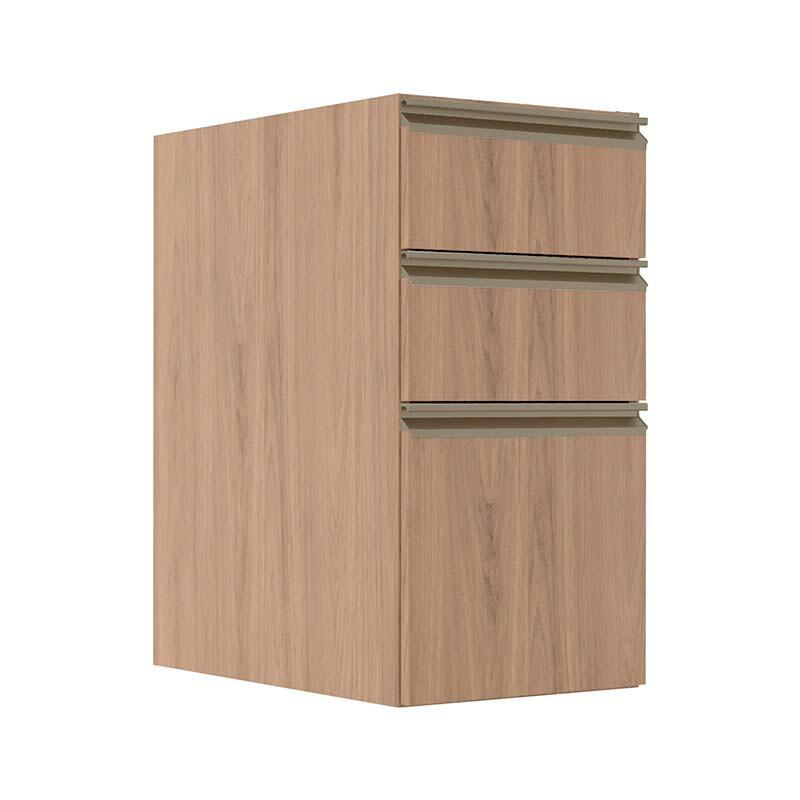 Módulo Balcão 35cm 3 Gavetas 100% MDF Cozinha Modulada Gold J Robel Hanover/Hanover Módulo Balcão 35cm 3 Gavetas 100% MDF Cozinha Modulada Gold J Robel Hanover/Hanover