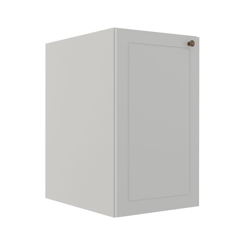 Módulo Balcao 40cm 1 Porta 100% MDF Cozinha Modulada Provence Robel Branco/Branco Matte