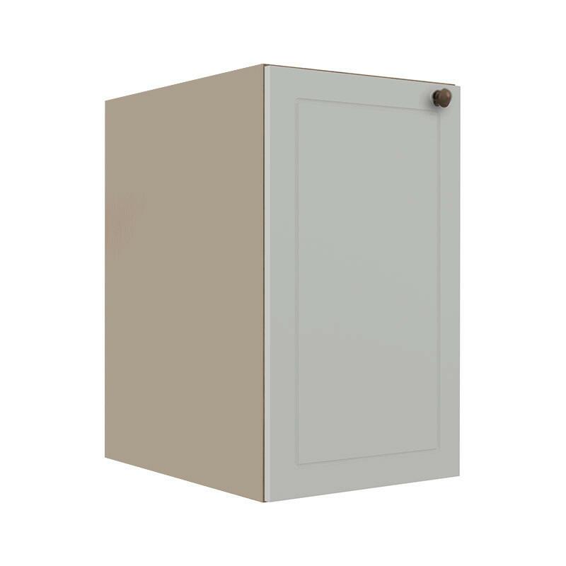 Módulo Balcao 40cm 1 Porta 100% MDF Cozinha Modulada Provence Robel Fendi/Branco Matte
