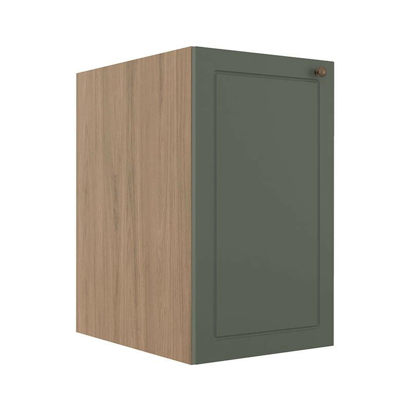 Módulo Balcao 40cm 1 Porta 100% MDF Cozinha Modulada Provence Robel Hanover/Salvia Matte