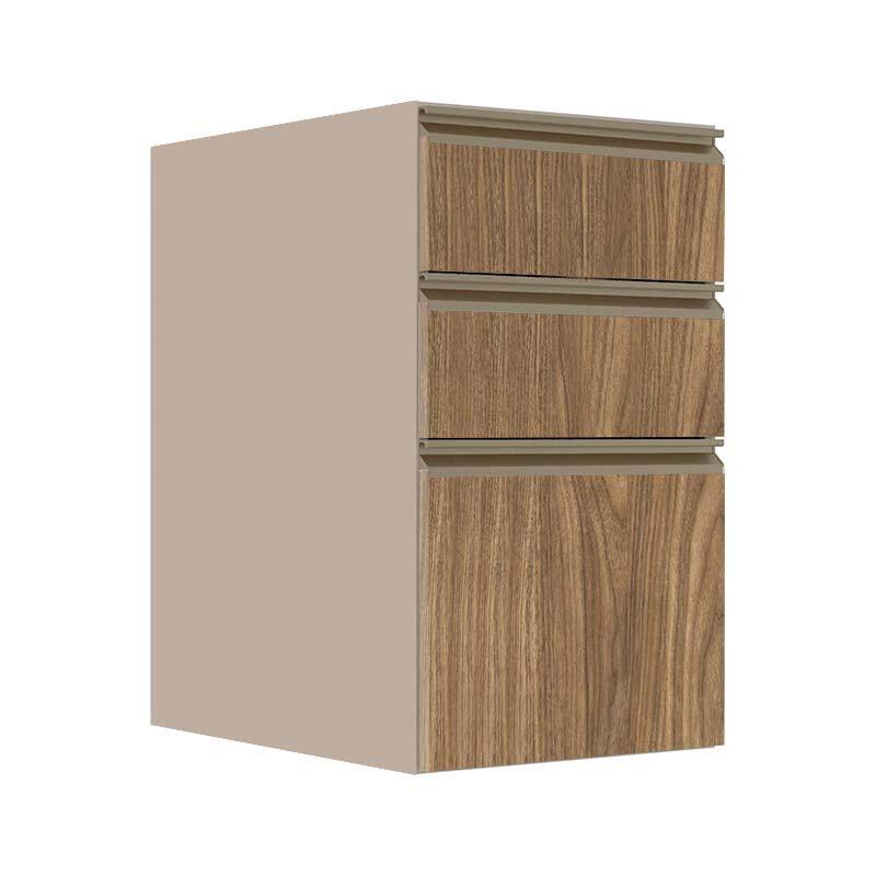 Módulo Balcão 40cm 3 Gavetas 100% MDF Cozinha Modulada Gold J Robel Fendi/Amendoeira BP Módulo Balcão 40cm 3 Gavetas 100% MDF Cozinha Modulada Gold J Robel Fendi/Amendoeira BP