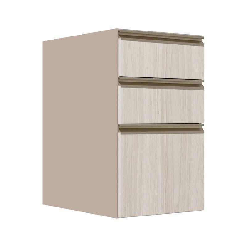 Módulo Balcão 40cm 3 Gavetas 100% MDF Cozinha Modulada Gold J Robel Fendi/Aspen Módulo Balcão 40cm 3 Gavetas 100% MDF Cozinha Modulada Gold J Robel Fendi/Aspen