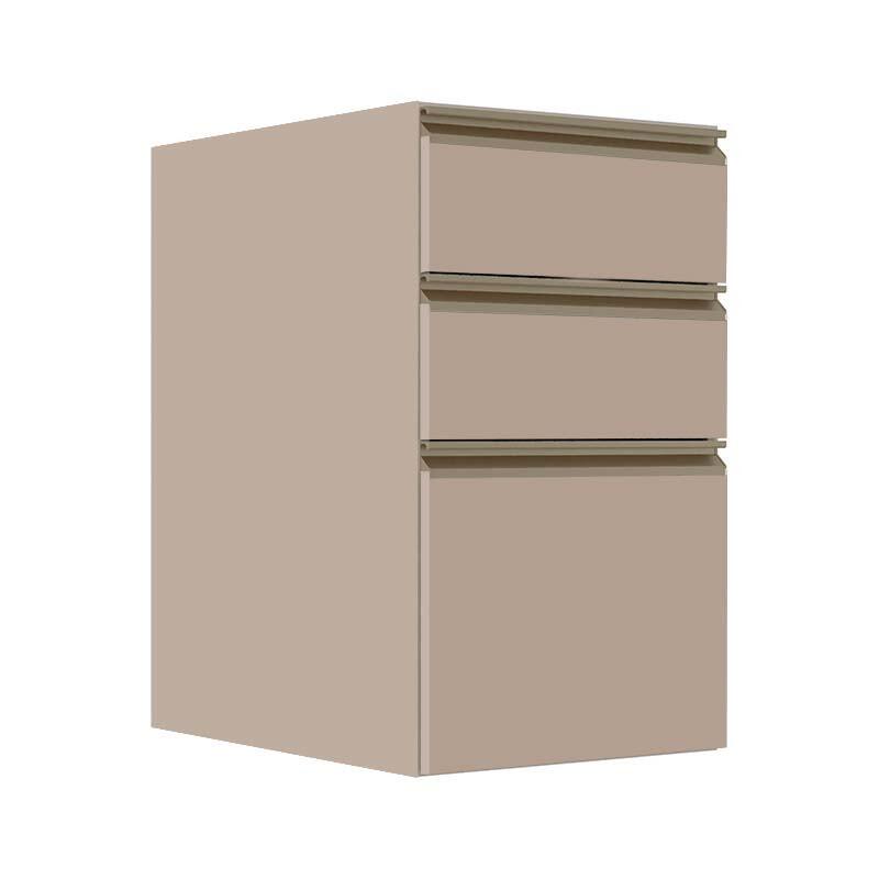Módulo Balcão 40cm 3 Gavetas 100% MDF Cozinha Modulada Gold J Robel Fendi/Fendi Matte Módulo Balcão 40cm 3 Gavetas 100% MDF Cozinha Modulada Gold J Robel Fendi/Fendi Matte