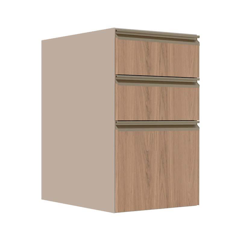 Módulo Balcão 40cm 3 Gavetas 100% MDF Cozinha Modulada Gold J Robel Fendi/Hanover Módulo Balcão 40cm 3 Gavetas 100% MDF Cozinha Modulada Gold J Robel Fendi/Hanover