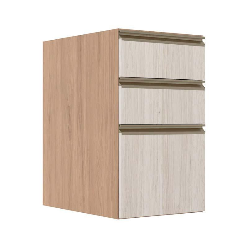 Módulo Balcão 40cm 3 Gavetas 100% MDF Cozinha Modulada Gold J Robel Hanover/Aspen Módulo Balcão 40cm 3 Gavetas 100% MDF Cozinha Modulada Gold J Robel Hanover/Aspen
