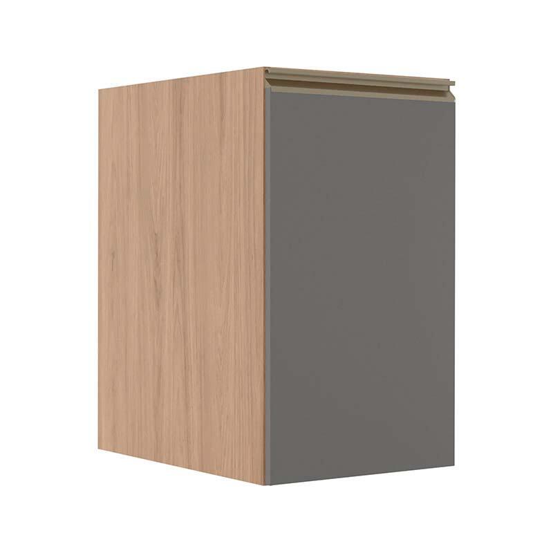 Módulo Balcão 40cm 1 Porta 100% MDF Cozinha Modulada Gold J Robel Hanover/Cinza Matte Módulo Balcão 40cm 1 Porta 100% MDF Cozinha Modulada Gold J Robel Hanover/Cinza Matte