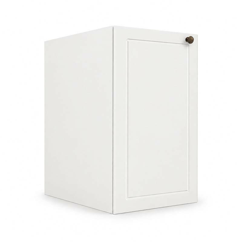 Módulo Balcao 40x68x56cm 1 Porta 100% MDF Cozinha Provence Robel Branco/Branco Matte