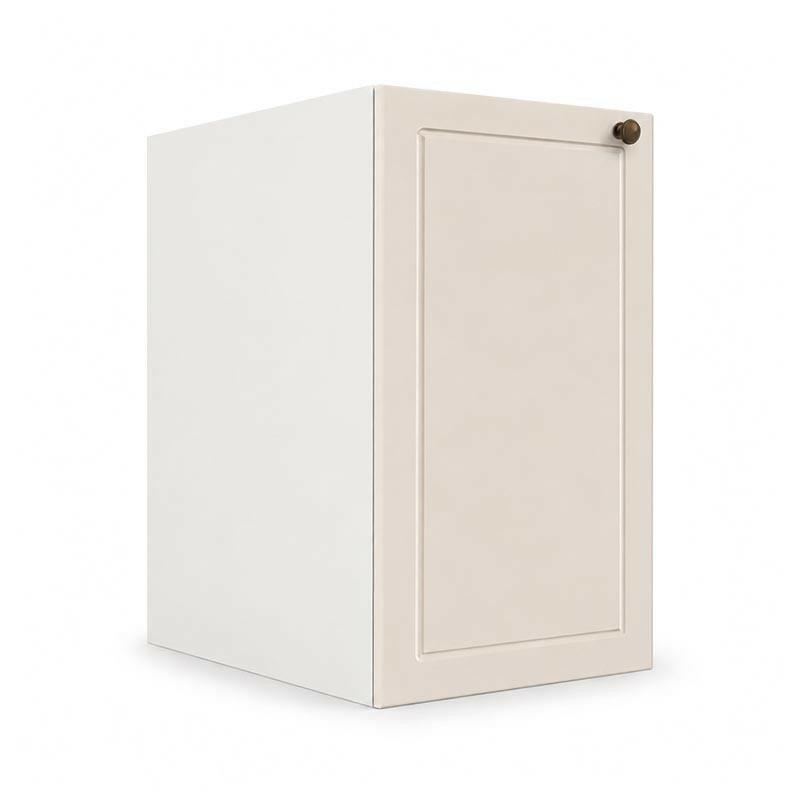 Módulo Balcao 40x68x56cm 1 Porta 100% MDF Cozinha Provence Robel Branco/Off White Matte