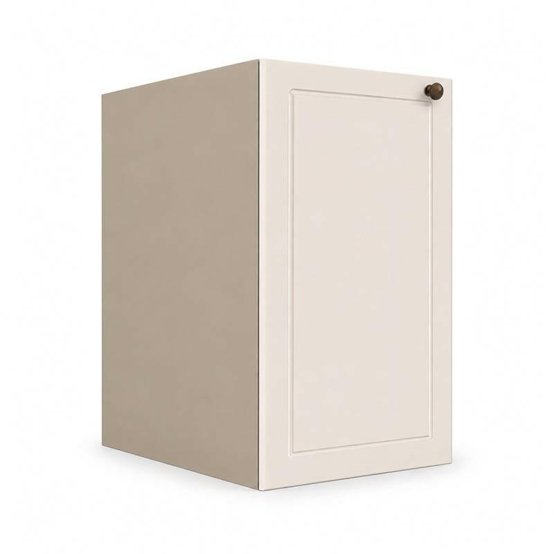 Módulo Balcao 40x68x56cm 1 Porta 100% MDF Cozinha Provence Robel Fendi/Off White Matte