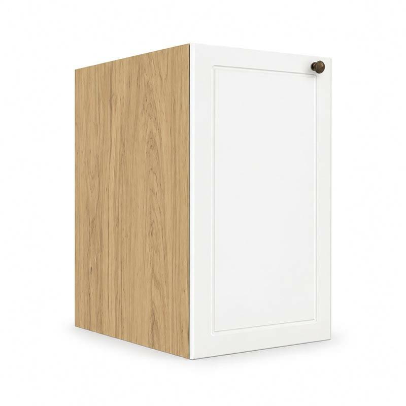 Módulo Balcao 40x68x56cm 1 Porta 100% MDF Cozinha Provence Robel Hanover/Branco Matte