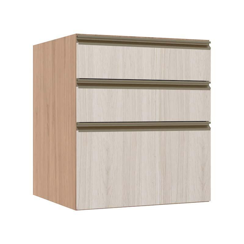Módulo Balcão 60cm 3 Gavetas 100% MDF Cozinha Modulada Gold J Robel Hanover/Aspen Módulo Balcão 60cm 3 Gavetas 100% MDF Cozinha Modulada Gold J Robel Hanover/Aspen