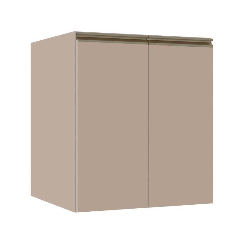 Módulo Balcão 60cm 2 Portas 100% MDF Cozinha Modulada Gold J Robel Fendi/Fendi Matte