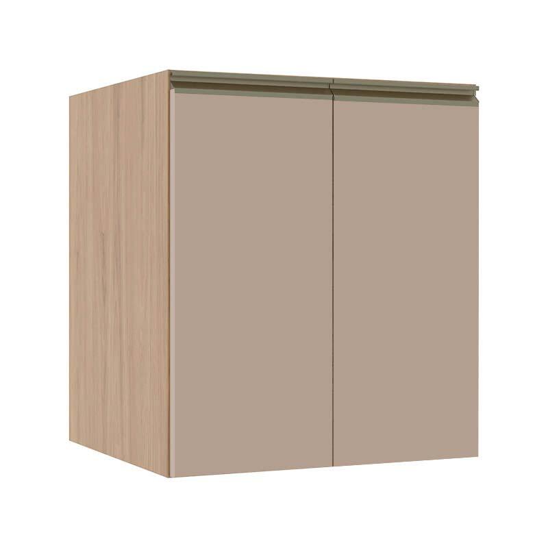 Módulo Balcão 60cm 2 Portas 100% MDF Cozinha Modulada Gold J Robel Hanover/Fendi Matte