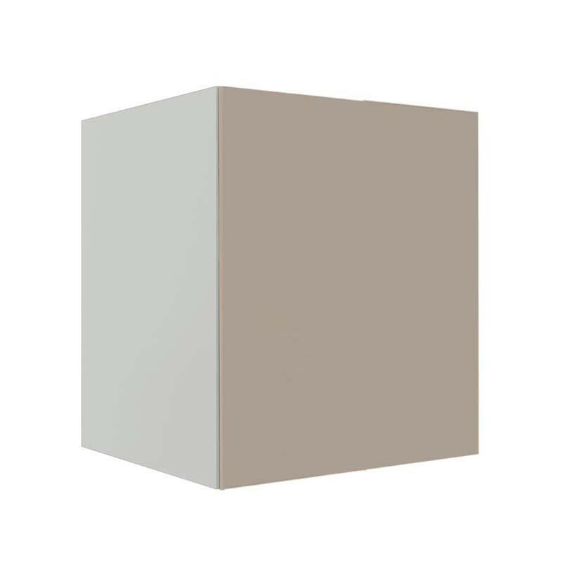 Módulo Balcão 60cm Para Embutir Forno 100% MDF Cozinha Modulada Robel Branco/Fendi Matte