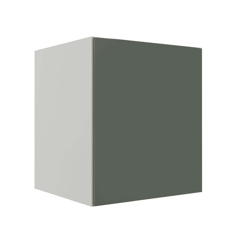 Módulo Balcão 60cm Para Embutir Forno 100% MDF Cozinha Modulada Robel Branco/Salvia Matte