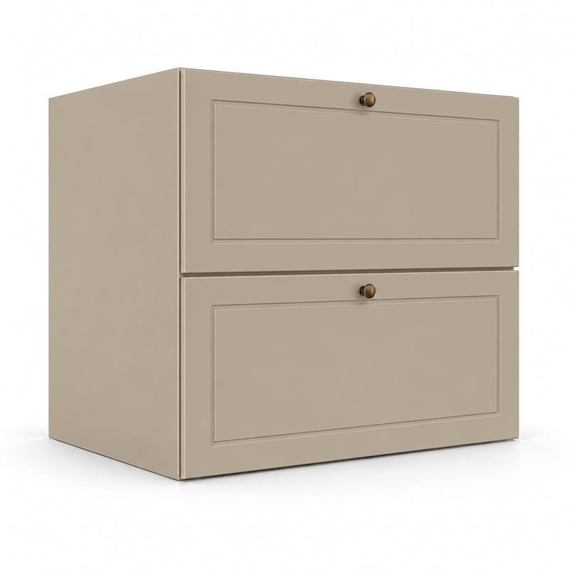 Módulo Balcao 70x68x56cm 1 Gaveta 1 Porta Basculante 100% MDF Cozinha Provence Robel Fendi/Fendi Matte