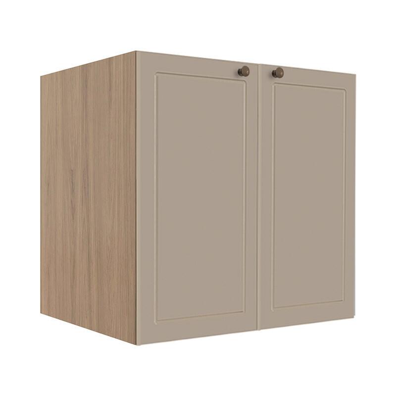 Módulo Balcao 70cm 2 Portas 100% MDF Cozinha Modulada Provence Robel Hanover/Fendi Matte