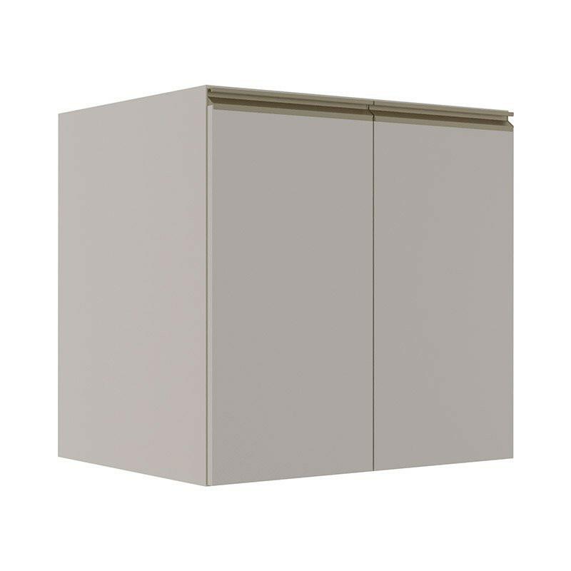 Módulo Balcão 70cm 2 Portas 100% MDF Cozinha Modulada Gold Robel Fendi/Fendi