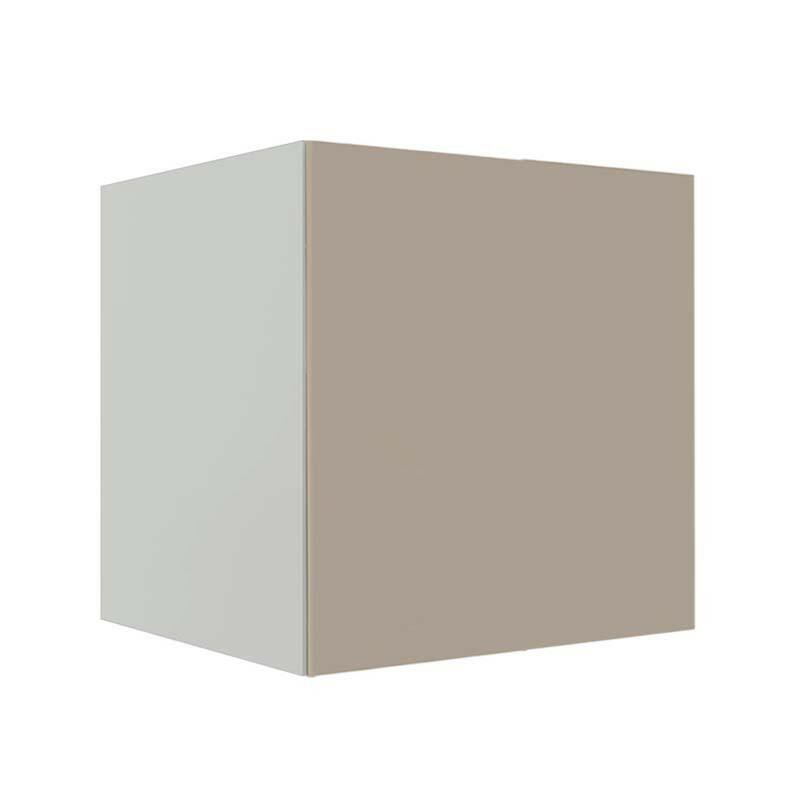 Módulo Balcão 70cm Para Embutir Forno 100% MDF Cozinha Modulada Robel Branco/Fendi Matte