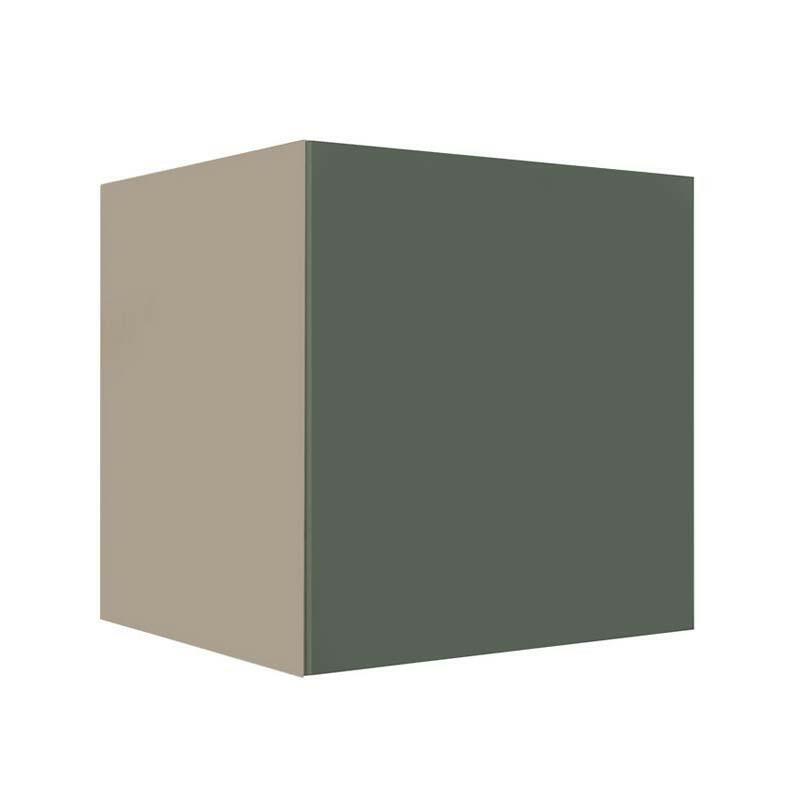 Módulo Balcão 70cm Para Embutir Forno 100% MDF Cozinha Modulada Robel Fendi/Salvia Matte