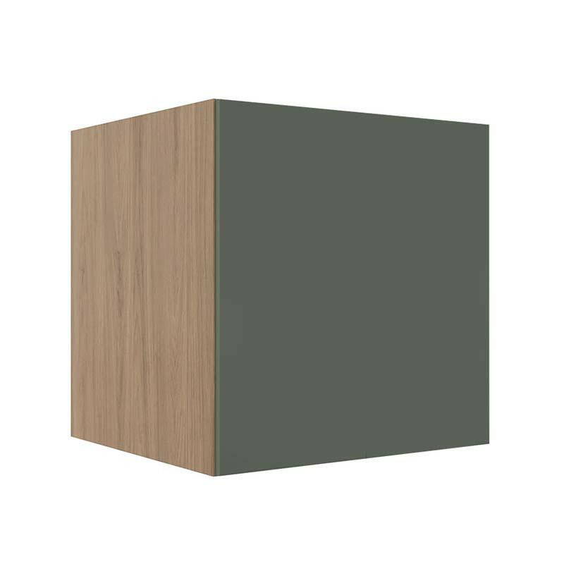 Módulo Balcão 70cm Para Embutir Forno 100% MDF Cozinha Modulada Robel Hanover/Salvia Matte