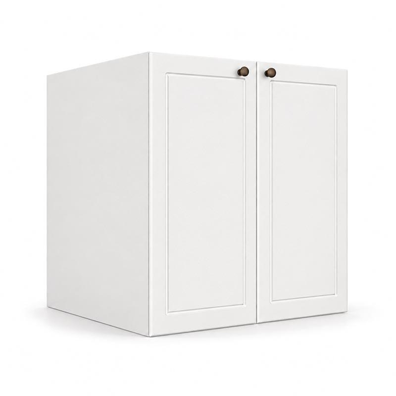 Módulo Balcão 70x68x56cm 2 Portas 100% MDF Cozinha Provence Robel Branco/Branco Matte