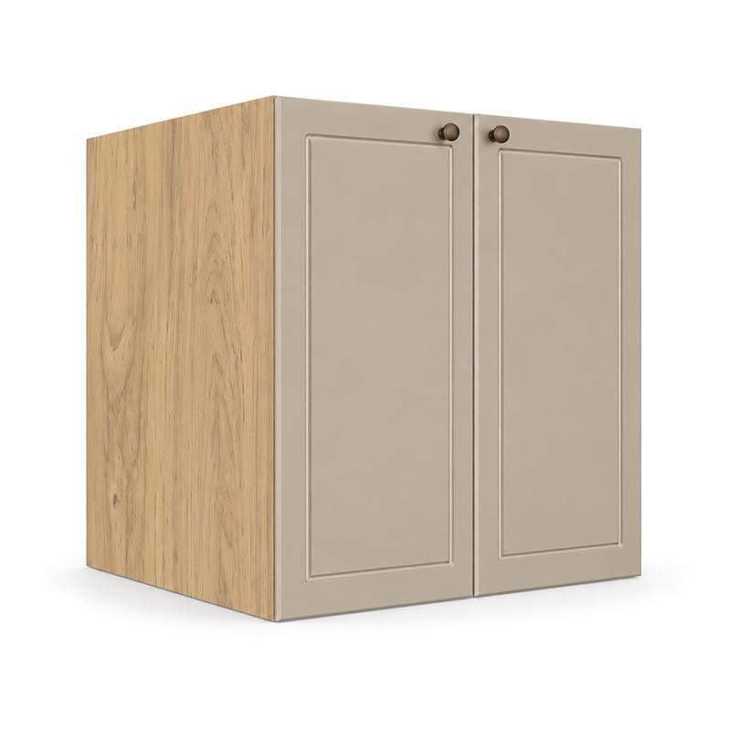 Módulo Balcão 70x68x56cm 2 Portas 100% MDF Cozinha Provence Robel Hanover/Fendi Matte