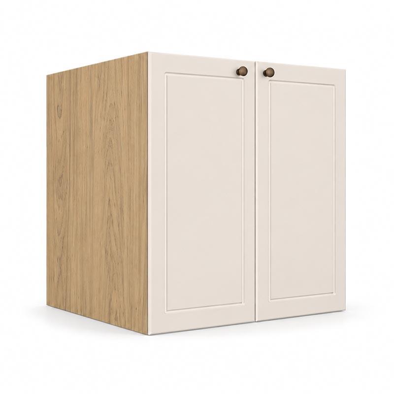Módulo Balcão 70x68x56cm 2 Portas 100% MDF Cozinha Provence Robel Hanover/Off White Matte