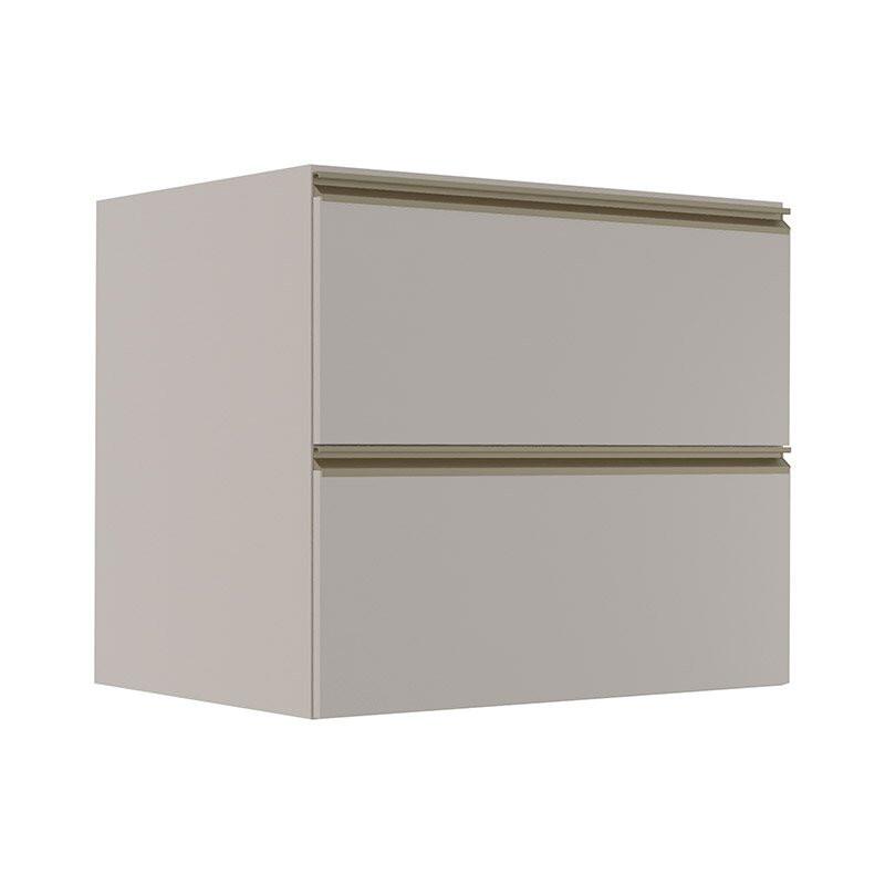 Módulo Balcão 80cm 1 Gaveta 1 Porta Basculante 100% MDF Cozinha Modulada Gold Robel Fendi/Fendi