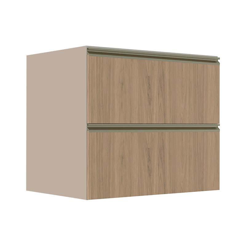 Módulo Balcão 80cm 1 Gaveta 1 Porta Basculante 100% MDF Cozinha Modulada Gold J Robel Fendi/Hanover