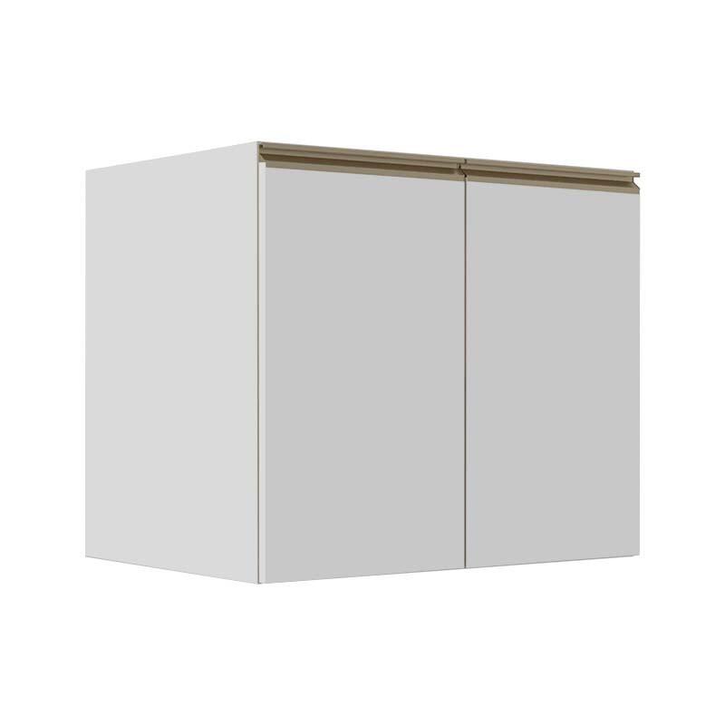 Módulo Balcão 80cm 2 Portas 100% MDF Cozinha Modulada Gold J Robel Branco/Branco Matte Módulo Balcão 80cm 2 Portas 100% MDF Cozinha Modulada Gold J Robel Branco/Branco Matte