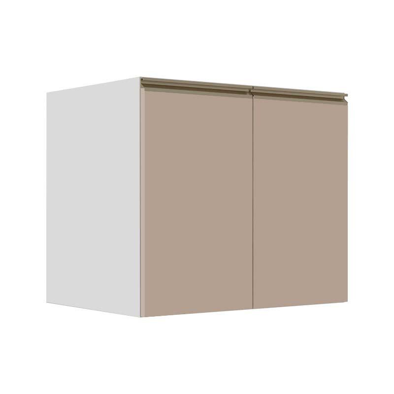 Módulo Balcão 80cm 2 Portas 100% MDF Cozinha Modulada Gold J Robel Branco/Fendi Matte Módulo Balcão 80cm 2 Portas 100% MDF Cozinha Modulada Gold J Robel Branco/Fendi Matte