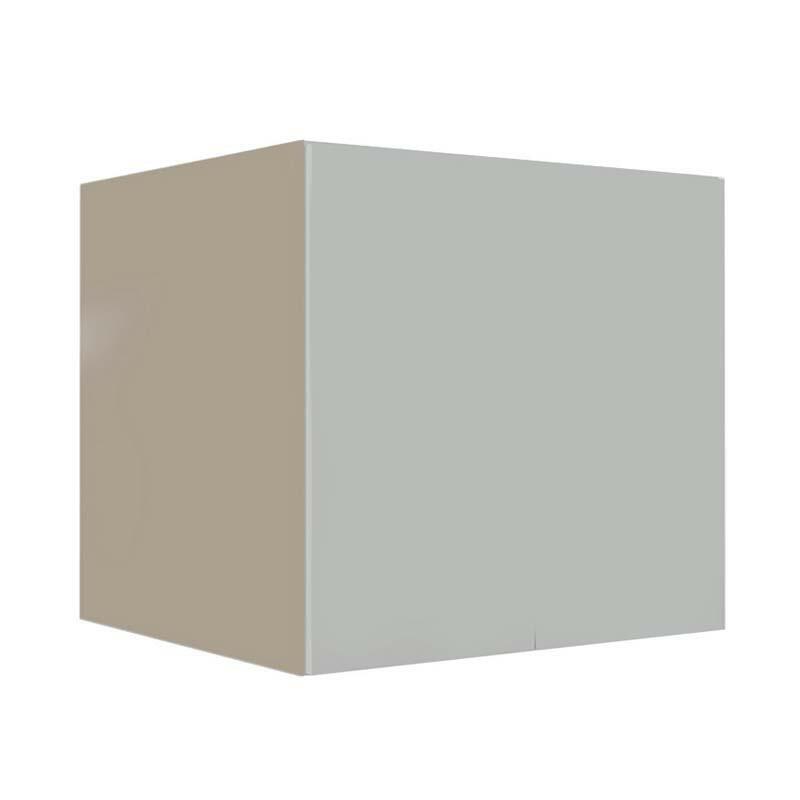 Módulo Balcão 80cm Para Embutir Forno 100% MDF Cozinha Modulada Robel Fendi/Branco Matte